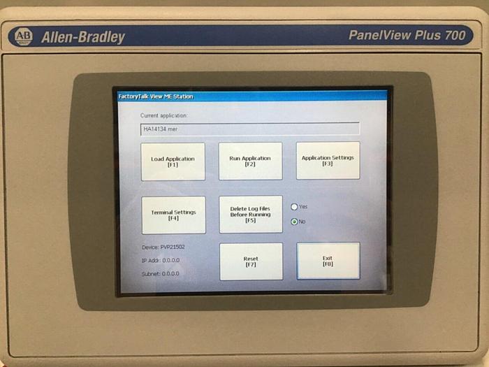 Used ALLEN BRADLEY Panel View Plus 700 2711P-T7C4D / 2711P-RP8D Operator Interface Used