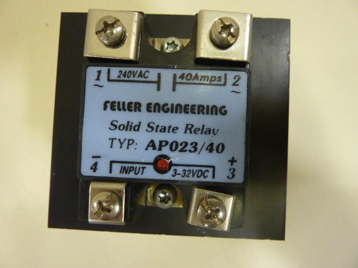 Used FELLER ENGINEERING Solid State Relay AP023/40 #48674