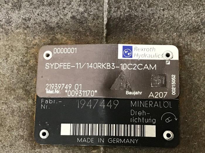 Used REXROTH Pump SYDFEE11140RKB310C2CAM Used