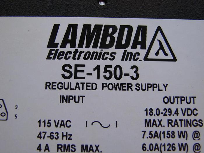 Used LAMBDA Power Supply SE-150-3 #7086