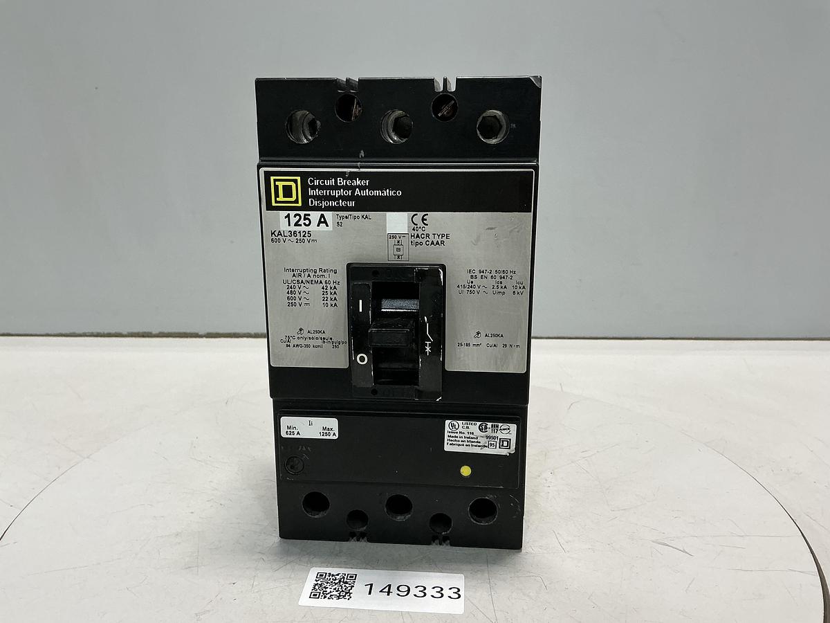 Used SQUARE D KAL36125