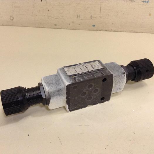 Used YUKEN Throttle & Check Modular Valve MSW-01-X-50 #72536
