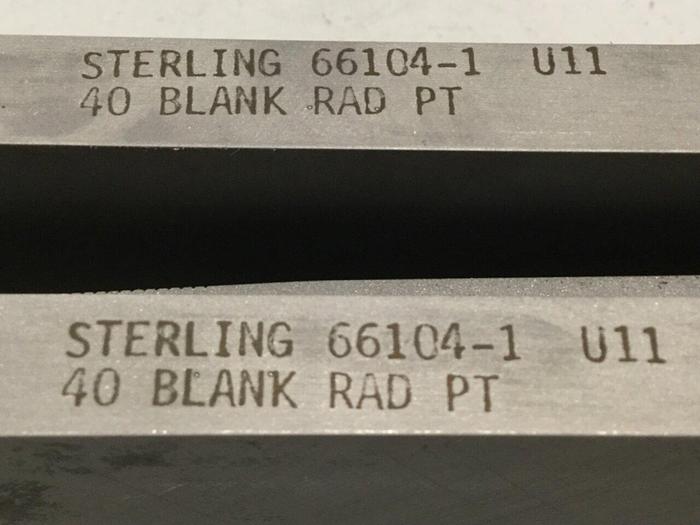 STERLING DIE Thread Rolling Dies - 2 Piece 4-N2-S10-903 #110214