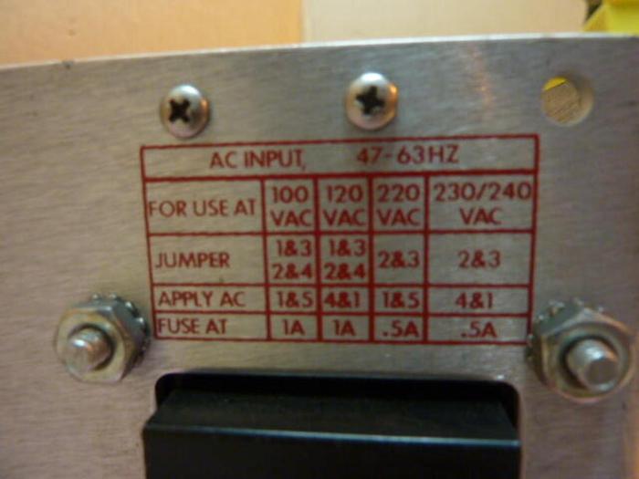 Used POWER ONE Dual Voltage Power Supply HBB15-503 #37641