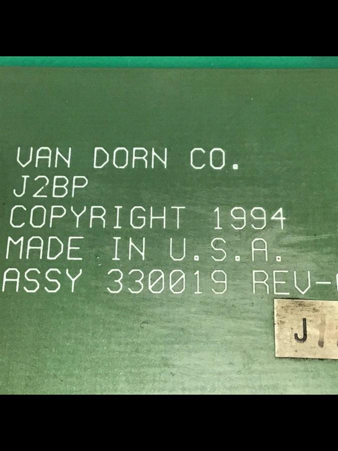 Used VAN DORN Circuit Board 330019 PC330-019 330-019 Used