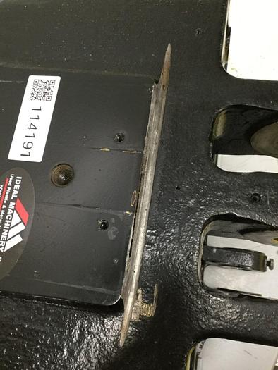 Used NEGRI BOSSI Rear Platen 69111001 Used