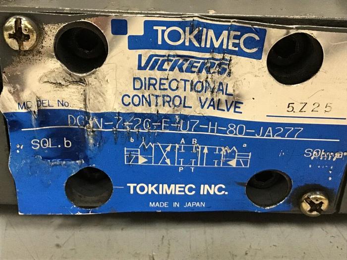 Used VICKERS Valve DG5N-7-2C-E-U7-H-80-JA277 #135653