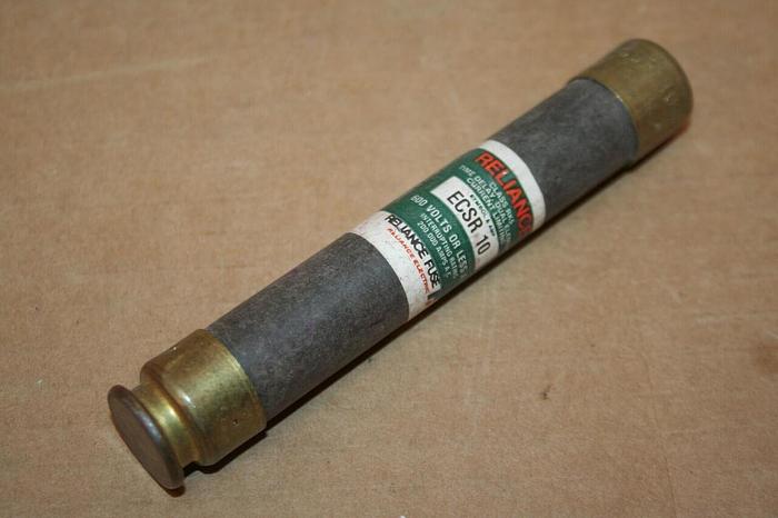 Used RELIANCE ELECTRIC 10 Amp Fuse ECSR-10A Used
