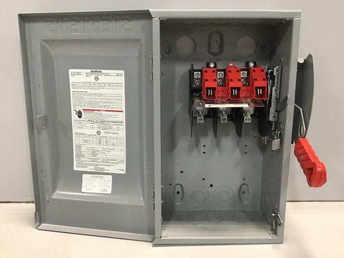 Used SIEMENS Heavy Duty Safety Disconnect Switch HNF362 #130005