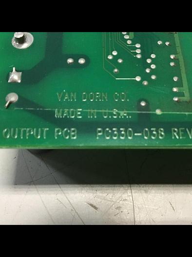 Used VAN DORN Pathfinder DC Output Board PC330-038 Used