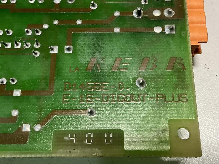 Used KEBA D1456E-0 E-16-DIGOUT-PLUS