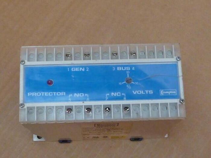 Used CROMPTON Protector Relay 256-PLLU #22024