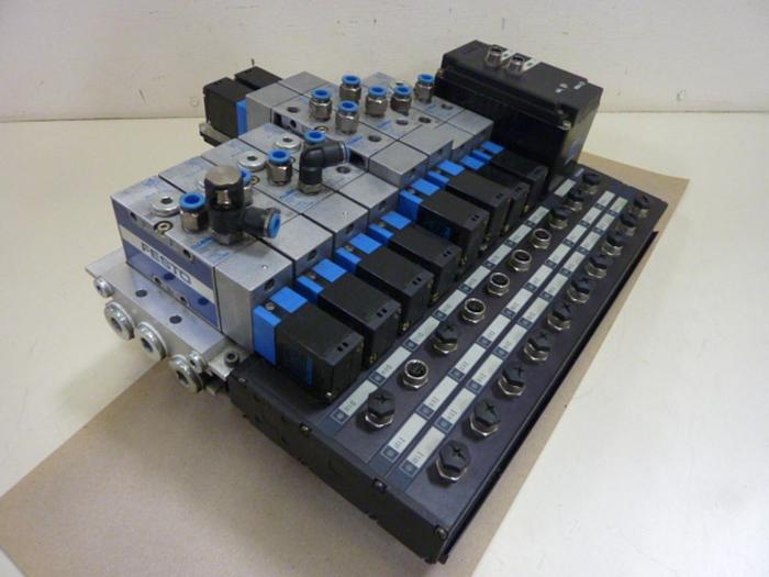 Used FESTO Control Block / Valve Terminal IFB8-02 #52836