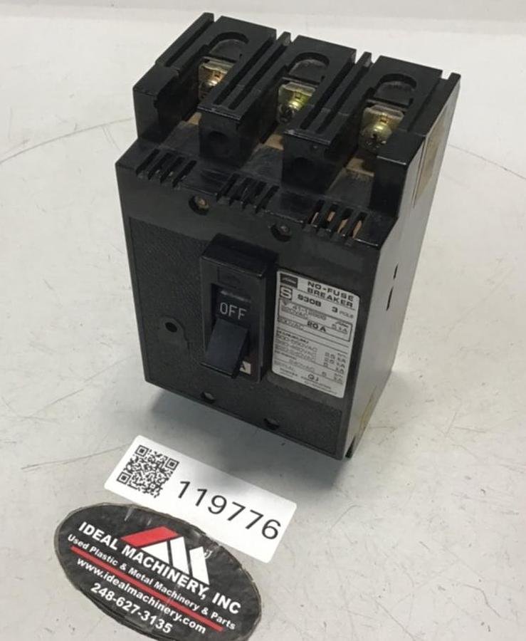 Used TOSHIBA 20 Amp Circuit Breaker S30B-3P-20A USED