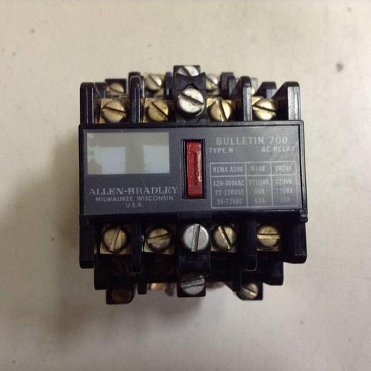 Used ALLEN BRADLEY AC Relay 700-N800A1 SER C #86430