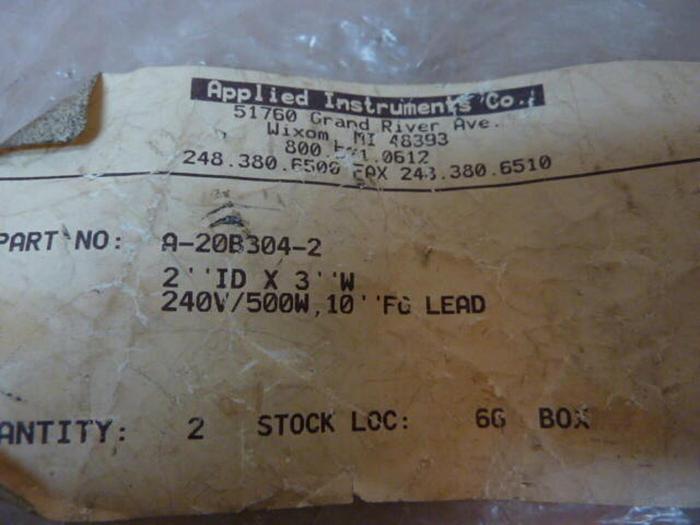 APPLIED AUTOMATION 500 Watt Heater Band A-20B304-2 New