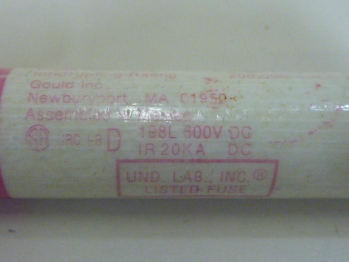 Used GOULD / SHAWMUT 2 1/4 Amp Fuse TRS2-1/4R #62326