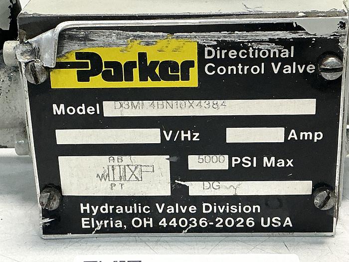 Used PARKER D3ML4BN10X4384