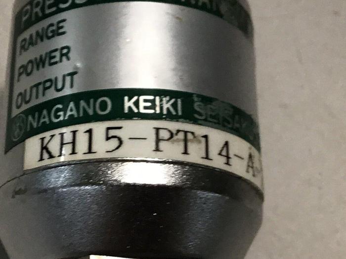 Used NAGANO Pressure Transmitter KH15-PT14-A-200-1.0 #126575