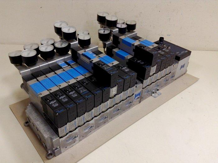 Used FESTO Control Block w/ Valves IFB8-03 #70458