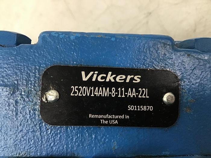 Used VICKERS Pump 2520V14AM811AA22L Used #145630