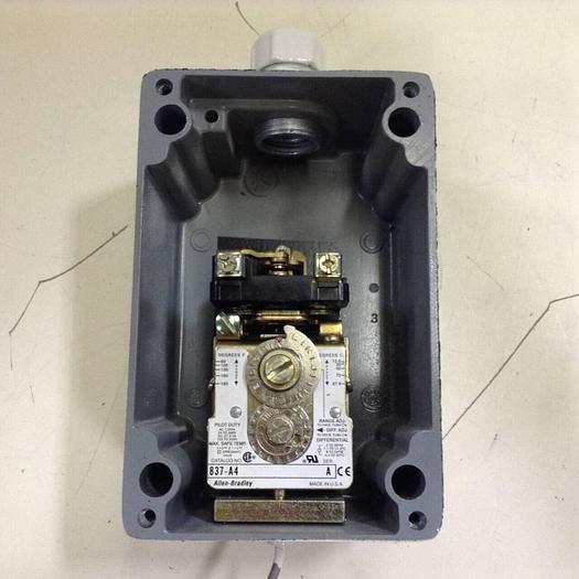 Used ALLEN BRADLEY Temperature Control 837-A4 SER A #87499