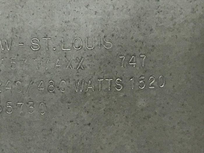 Used WATLOW 1520 Watt Heater Band 15717AXX #125690