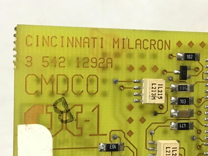 Used CINCINNATI MILACRON Circuit Board 3-542-1292A / BRACKET Used