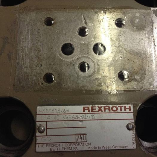Used REXROTH Valve LFA40WEA86012 #88846