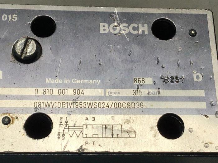 Used BOSCH Valve 0 810 001 904 Used