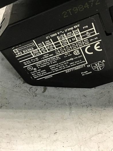 Used TELEMECANIQUE Contactor LP1D8011 #138649