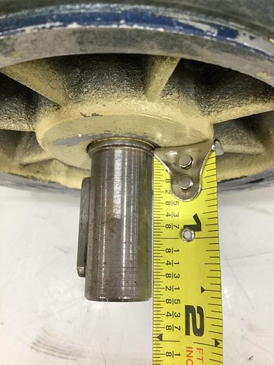 Used SUHNER 5 HP Motor B5 DKM7 5HP #109588