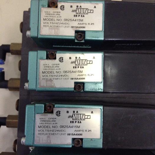 Used NUMATICS Control Block w/ Valves 082SA415M #80025