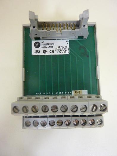 Used ALLEN BRADLEY Interface Module 1492-IFM20FN SER A #47827