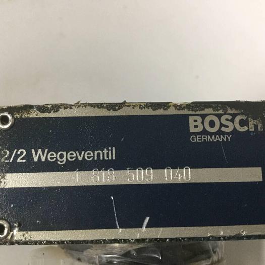 Used BOSCH Poppet Valve 1 818 509 040 #90921