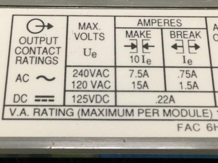 Used ALLEN BRADLEY Output Module 1746-OW16 SER B #110365