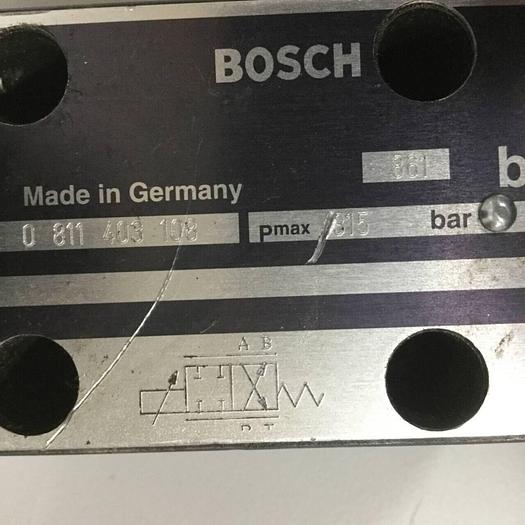Used BOSCH Valve 0 811 403 108 SERVO Used