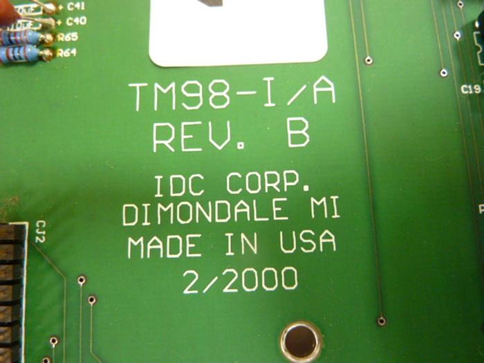 Used IDC CORP Circuit Board TM98-I/A #43671