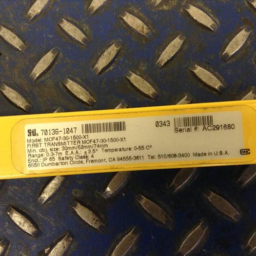 Used STI First Transmitter Light Curtain MCF47-30-1500-X1 Used