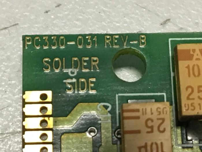 Used VAN DORN Sequencer Circuit Board PC330-029 330-029 Used