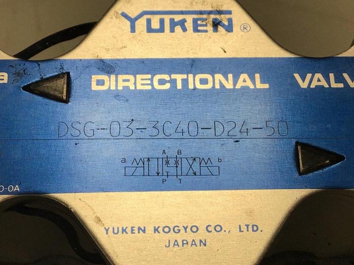 Used YUKEN Directional Valve DSG-03-3C40-D24-50 USED