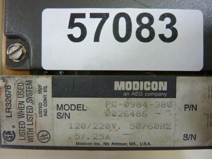 Used AEG Programmable Controller PC-0984-380 #57083