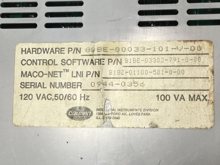 Used BARBER COLMAN Cartridge Module 80BE-00033-101-V-00 #102954