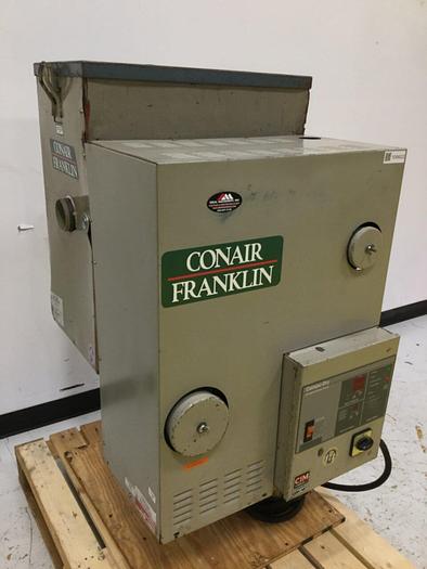 Used CONAIR FRANKLIN CD30 Desiccant Dryer w/ Hopper D30A4000300 HOP USED