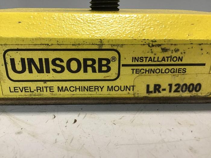 Used UNISORB Leveling Mount Pad 8 x 5 LR-12000 #122707