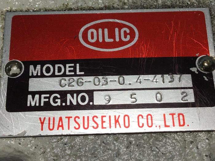 Used YUATSU SEIKO Valve C2G03044137 #136493