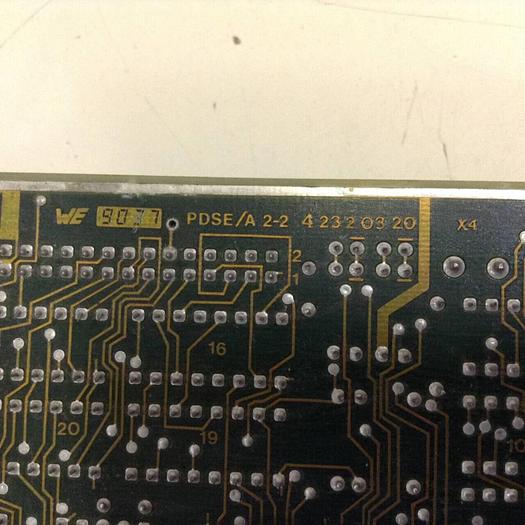 Used SCHLEICHER PDSE/A 2-2 Circuit Board 4 23 2 03 20 #78496