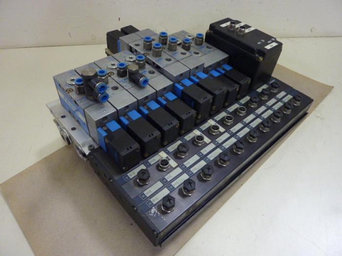 Used FESTO Control Block / Valve Terminal IFB8-02 #52859