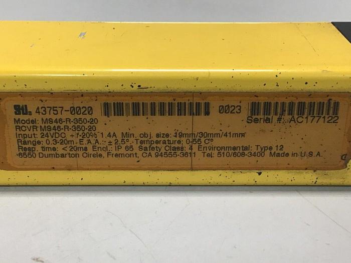 Used STI Light Curtain Receiver MS46-R-350-20 #112837