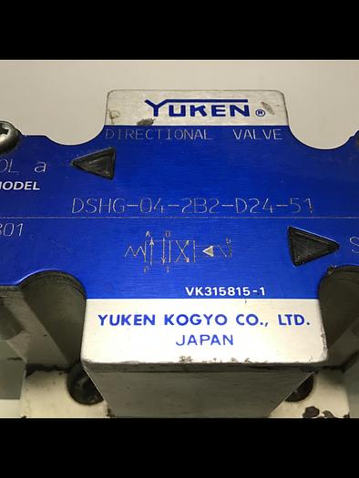 Used YUKEN Valve DSHG-04-2B2-D24-51 Used #145739